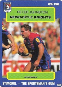 1990 Stimorol NRL #89 Peter Johnston Front